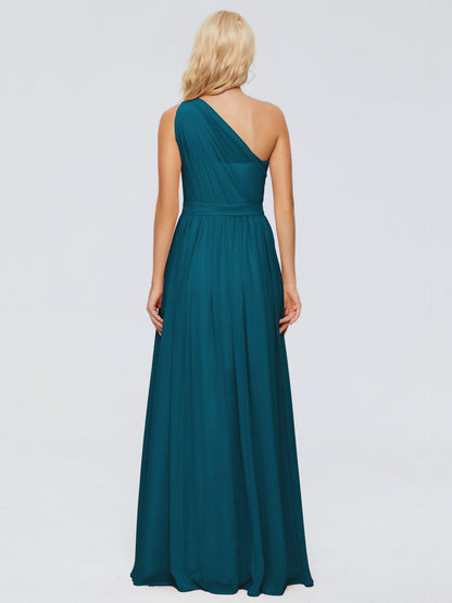 Arabella One-shoulder Chiffon Bridesmaid Dresses