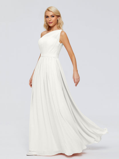 Arabella One-shoulder Chiffon Bridesmaid Dresses