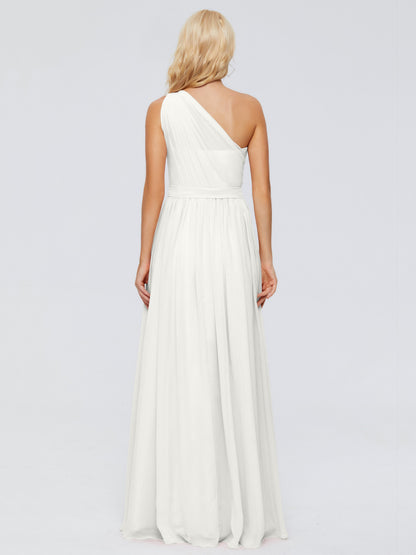 Arabella One-shoulder Chiffon Bridesmaid Dresses