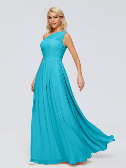 Arabella One-shoulder Chiffon Bridesmaid Dresses
