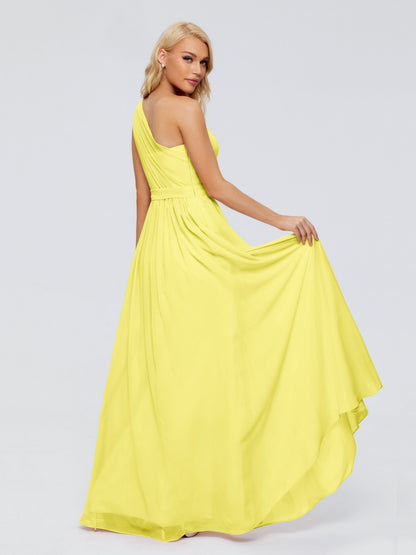 Arabella One-shoulder Chiffon Bridesmaid Dresses