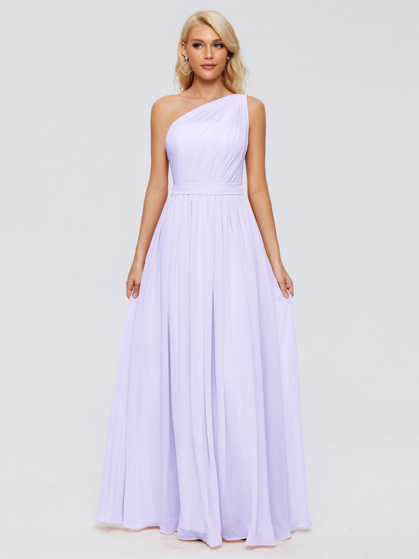 Arabella One-shoulder Chiffon Bridesmaid Dresses