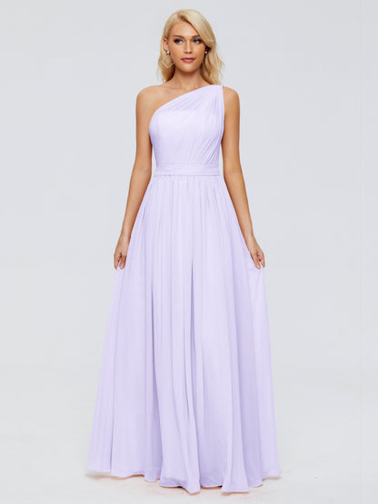 Arabella One-shoulder Chiffon Bridesmaid Dresses