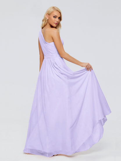 Arabella One-shoulder Chiffon Bridesmaid Dresses