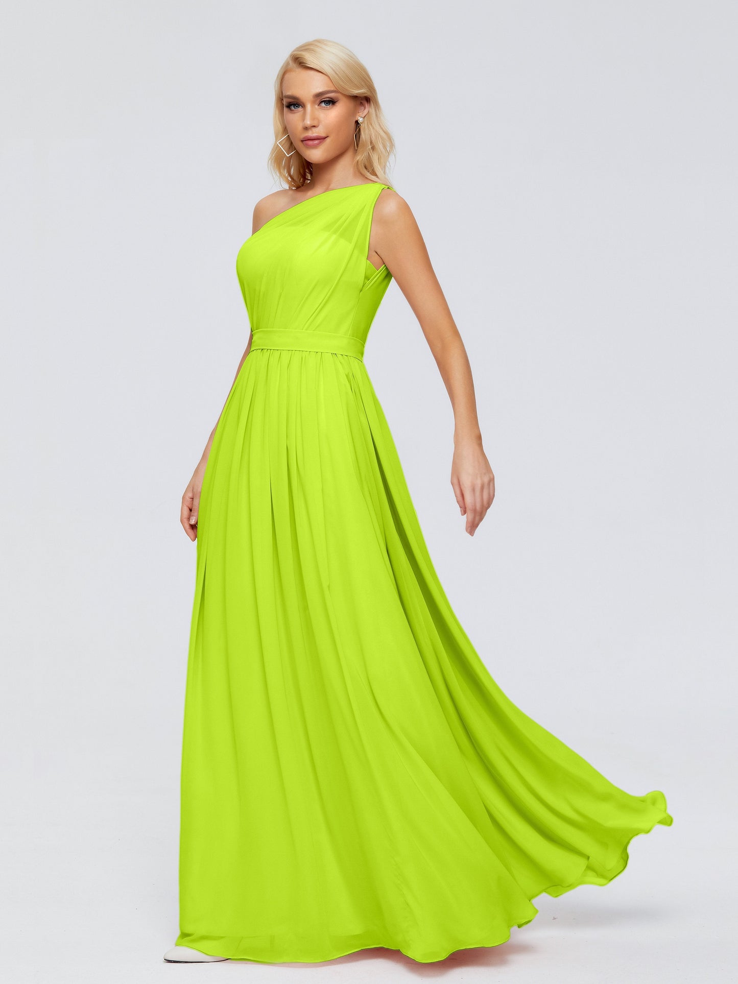 Arabella One-shoulder Chiffon Bridesmaid Dresses