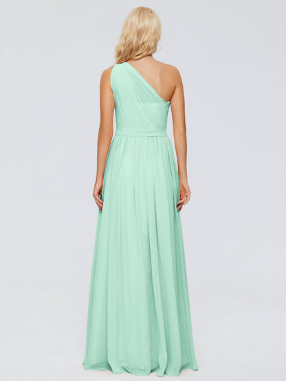 Arabella One-shoulder Chiffon Bridesmaid Dresses