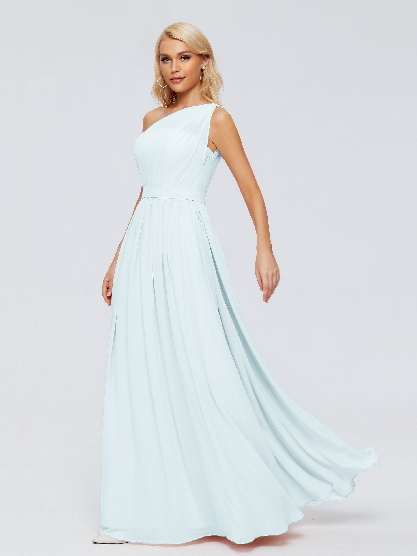 Arabella One-shoulder Chiffon Bridesmaid Dresses