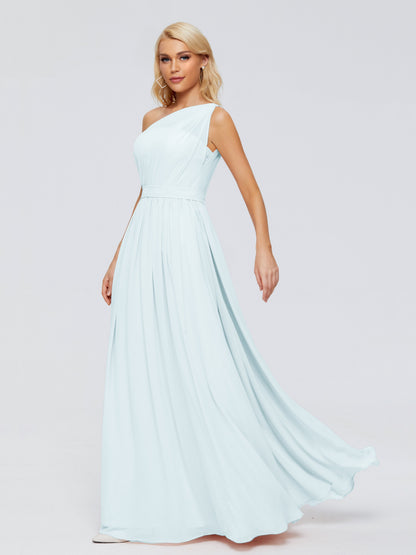 Arabella One-shoulder Chiffon Bridesmaid Dresses