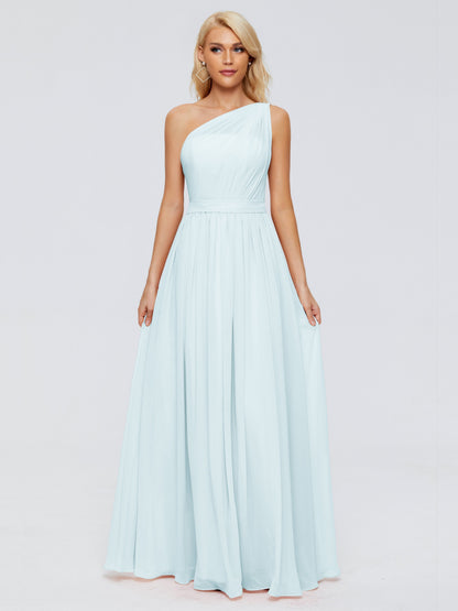 Arabella One-shoulder Chiffon Bridesmaid Dresses