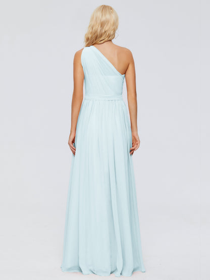 Arabella One-shoulder Chiffon Bridesmaid Dresses