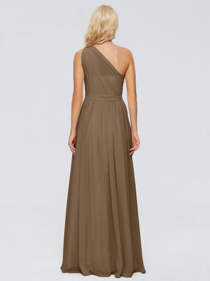 Arabella One-shoulder Chiffon Bridesmaid Dresses