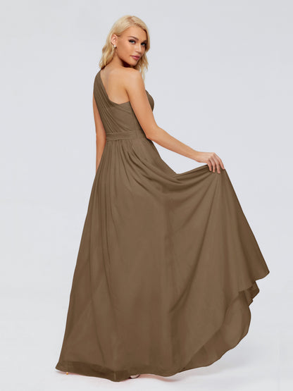 Arabella One-shoulder Chiffon Bridesmaid Dresses