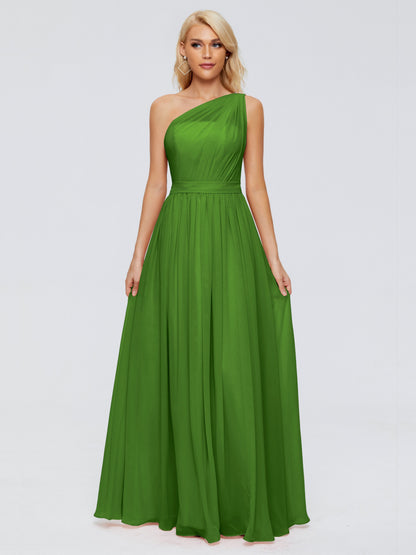Arabella One-shoulder Chiffon Bridesmaid Dresses