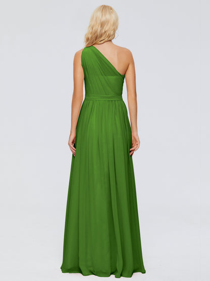 Arabella One-shoulder Chiffon Bridesmaid Dresses