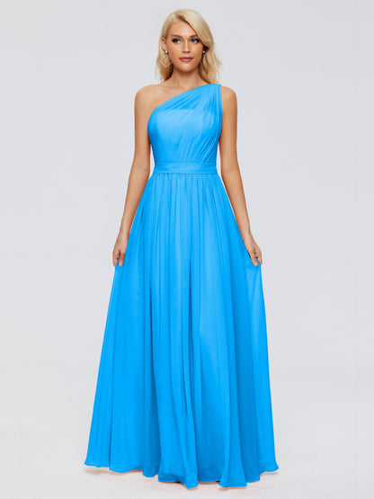 Arabella One-shoulder Chiffon Bridesmaid Dresses