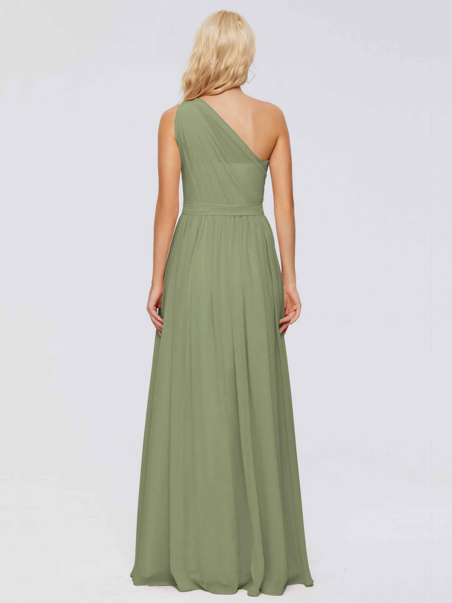Arabella One-shoulder Chiffon Bridesmaid Dresses