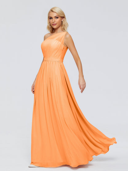 Arabella One-shoulder Chiffon Bridesmaid Dresses