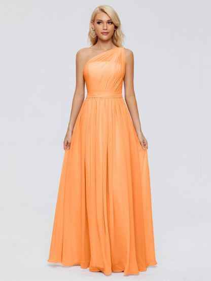 Arabella One-shoulder Chiffon Bridesmaid Dresses