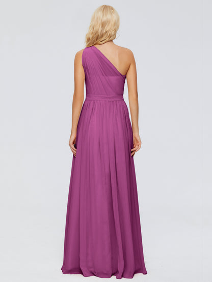 Arabella One-shoulder Chiffon Bridesmaid Dresses