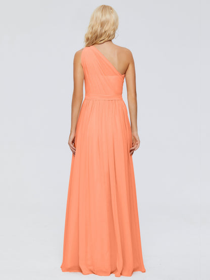 Arabella One-shoulder Chiffon Bridesmaid Dresses