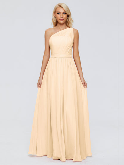 Arabella One-shoulder Chiffon Bridesmaid Dresses