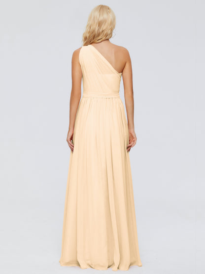 Arabella One-shoulder Chiffon Bridesmaid Dresses