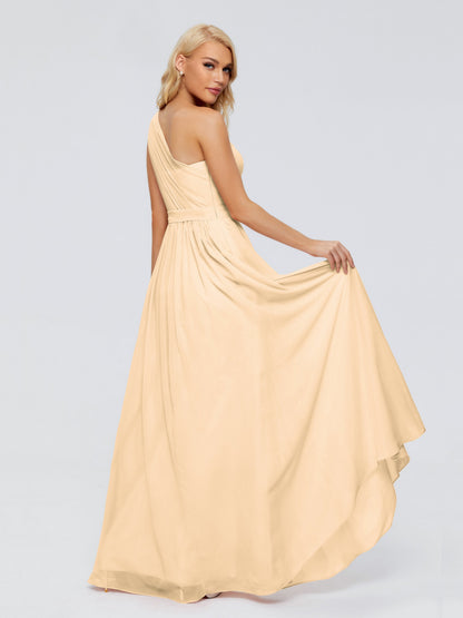 Arabella One-shoulder Chiffon Bridesmaid Dresses
