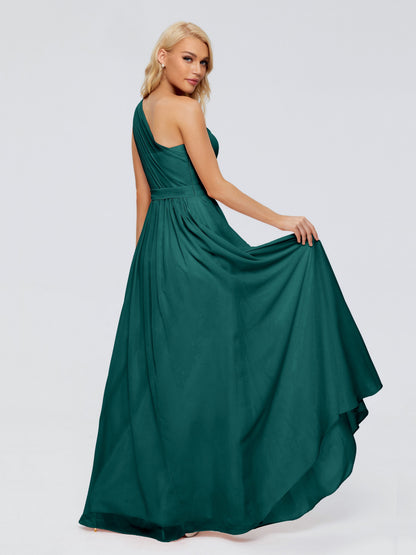 Arabella One-shoulder Chiffon Bridesmaid Dresses