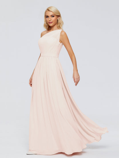 Arabella One-shoulder Chiffon Bridesmaid Dresses