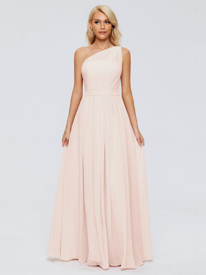 Arabella One-shoulder Chiffon Bridesmaid Dresses