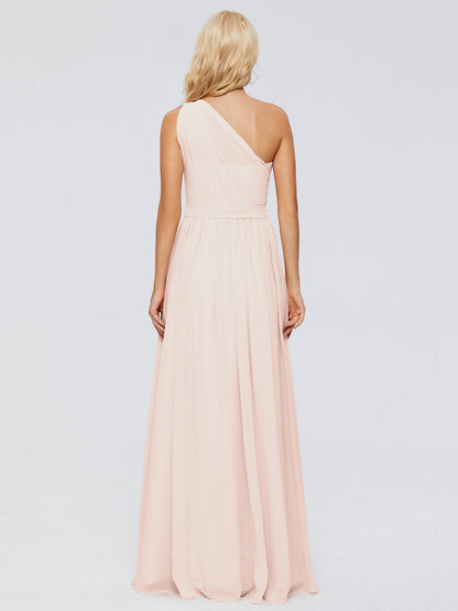 Arabella One-shoulder Chiffon Bridesmaid Dresses