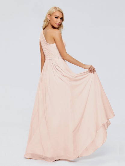 Arabella One-shoulder Chiffon Bridesmaid Dresses