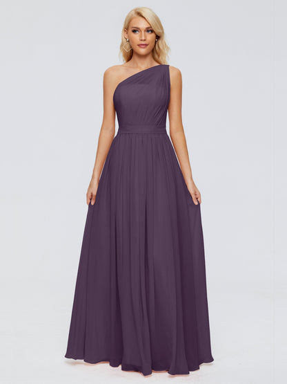 Arabella One-shoulder Chiffon Bridesmaid Dresses