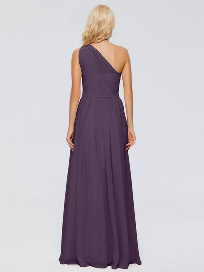 Arabella One-shoulder Chiffon Bridesmaid Dresses