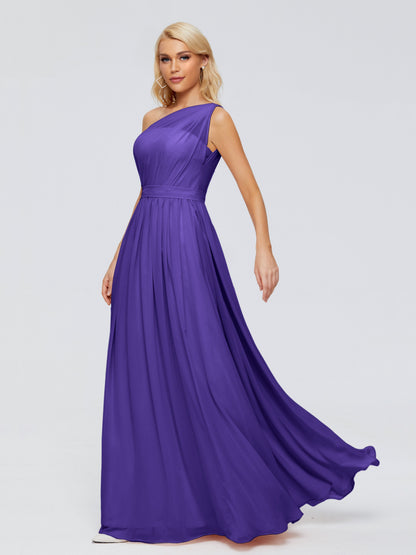 Arabella One-shoulder Chiffon Bridesmaid Dresses