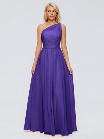 Arabella One-shoulder Chiffon Bridesmaid Dresses