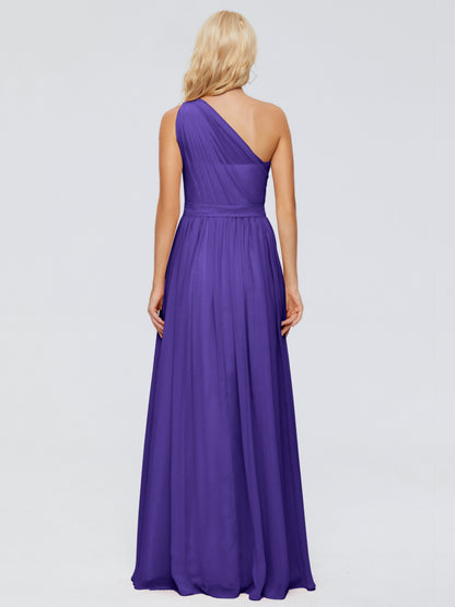 Arabella One-shoulder Chiffon Bridesmaid Dresses
