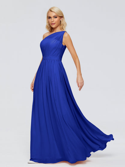 Arabella One-shoulder Chiffon Bridesmaid Dresses