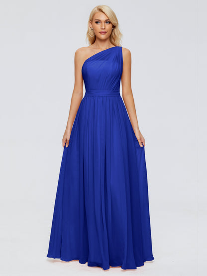 Arabella One-shoulder Chiffon Bridesmaid Dresses