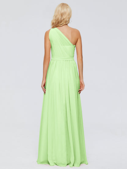 Arabella One-shoulder Chiffon Bridesmaid Dresses