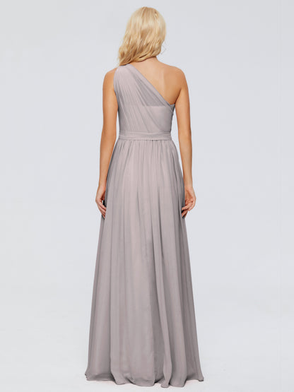 Arabella One-shoulder Chiffon Bridesmaid Dresses