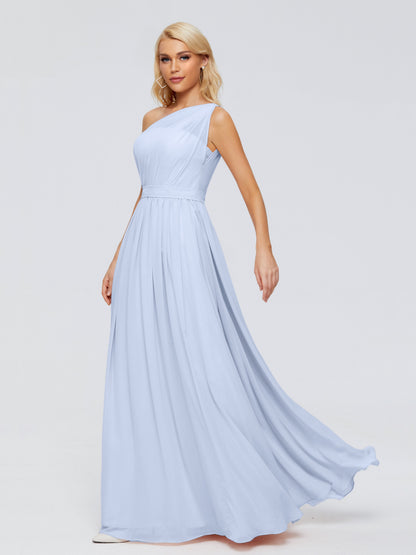 Arabella One-shoulder Chiffon Bridesmaid Dresses