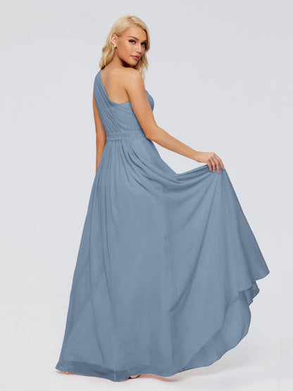Arabella One-shoulder Chiffon Bridesmaid Dresses