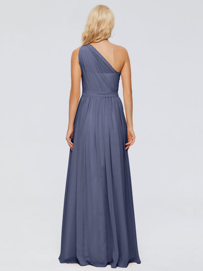 Arabella One-shoulder Chiffon Bridesmaid Dresses