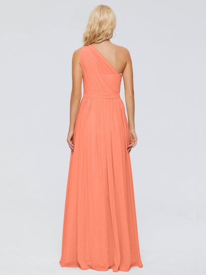Arabella One-shoulder Chiffon Bridesmaid Dresses