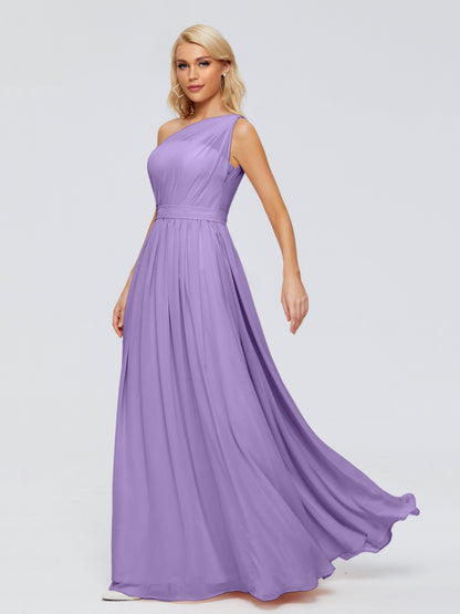 Arabella One-shoulder Chiffon Bridesmaid Dresses