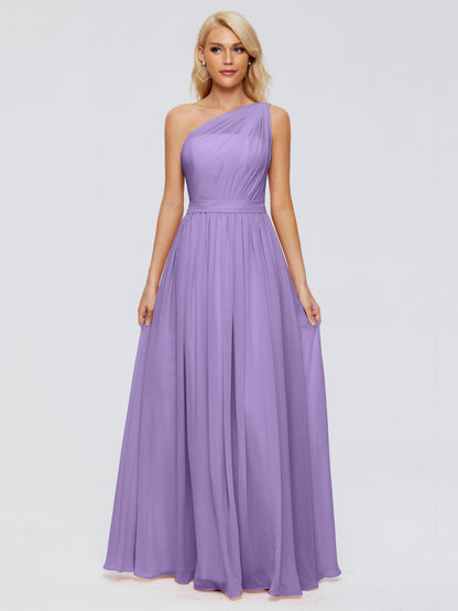 Arabella One-shoulder Chiffon Bridesmaid Dresses