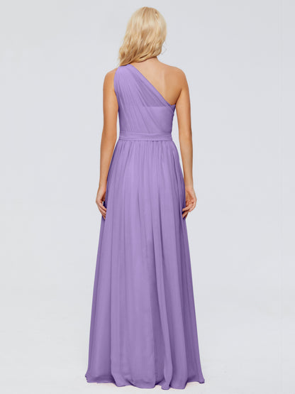 Arabella One-shoulder Chiffon Bridesmaid Dresses