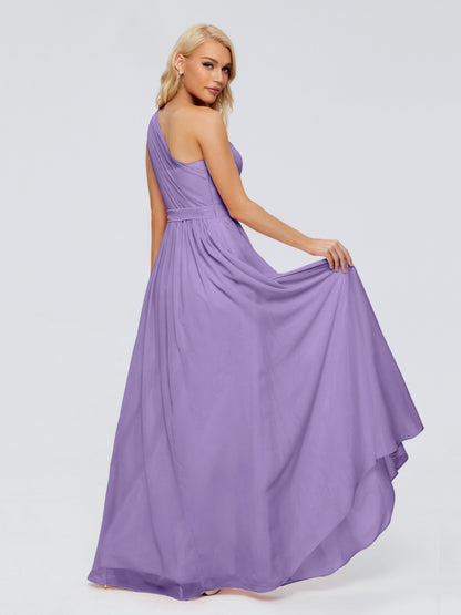 Arabella One-shoulder Chiffon Bridesmaid Dresses