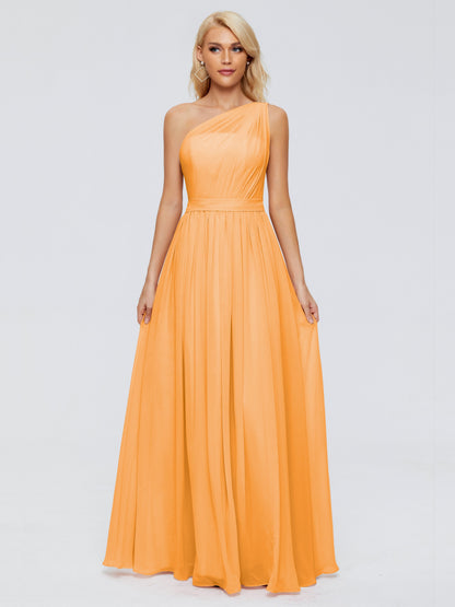 Arabella One-shoulder Chiffon Bridesmaid Dresses